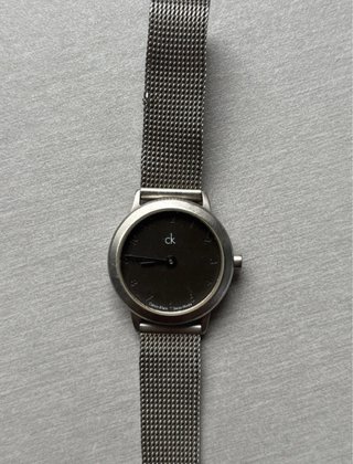 Reloj Calvin Klein Negro y Plateado