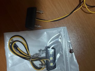 2 Luces LED Matrícula Moto Universales