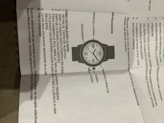 Reloj Deportivo Blanco Silicona
