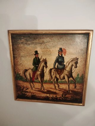 Cuadro antiguo pintado por Juan Rey