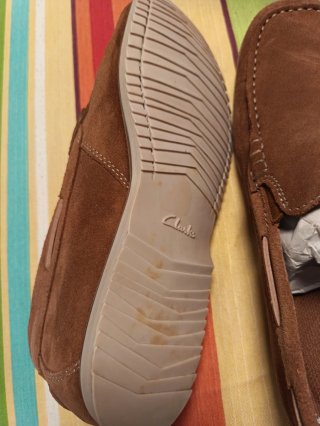 Mocasines 46 Clarks Marrones
