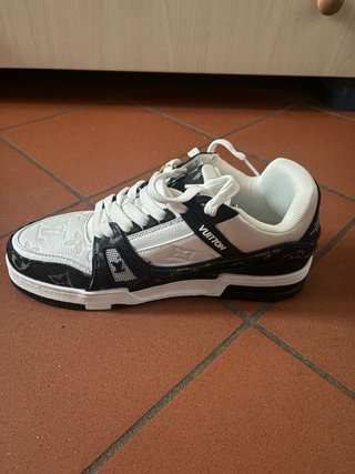 Sneakers Louis Vuitton Uomo Nero Bianco