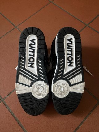 Sneakers Louis Vuitton Uomo Nero Bianco