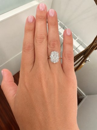 Anillo Oro 14K Diamante Lab-Grown 4ct