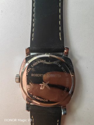 Reloj ROBERTO TORETTTA Negro y Plateado