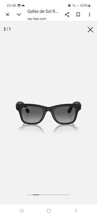 Gafas IA - Ray-Ban Meta, Wayfarer,