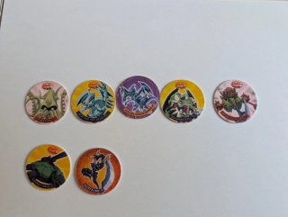 7 Tazos Yu-Gi-Oh! Colección