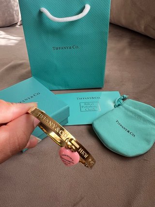 Pulsera Tiffany & Co. Corazón Rosa acero