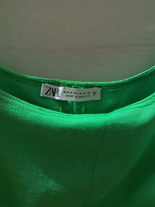 Vestido midi verde