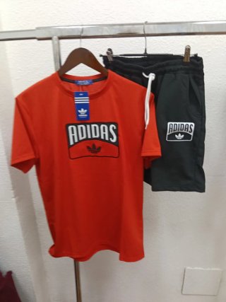 Conjunto Adidas Camiseta y Pantalón Blanco