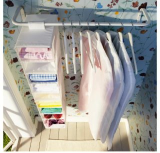 Perchero Extensible MULIG Ikea Blanco