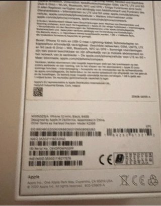 iPhone 12 mini negro