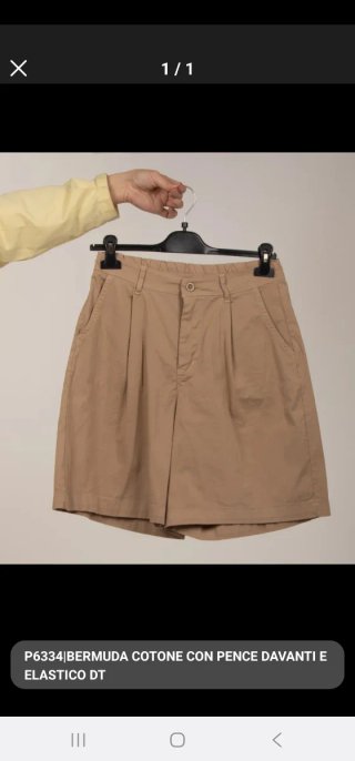 Bermudas elegantes marrones