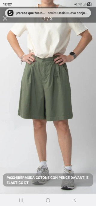 Bermudas elegantes marrones
