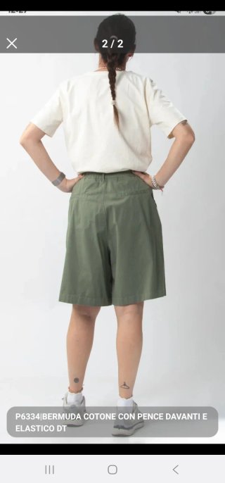 Bermudas elegantes marrones