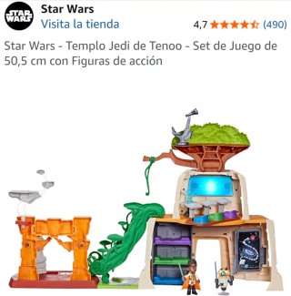 Star Wars Templo Jedi de Tenoo, Hasbro. Nuevo
