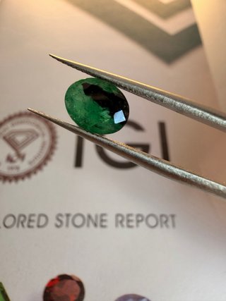 Esmeralda Isla de los Enamorados 1.45 ct IGI