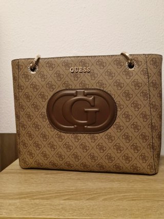 Bolso Guess Original Beige y Marrón