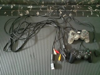 Playstation 2 PS2 Negra Ancha