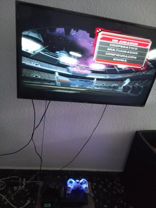 Playstation 2 PS2 Negra Ancha