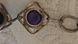 Pulsera Plata Piedras Naturales