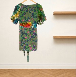 Talla S. Vestido estampado multicolor 2 ELLES