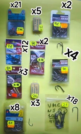 Accesorios de pesca nuevos