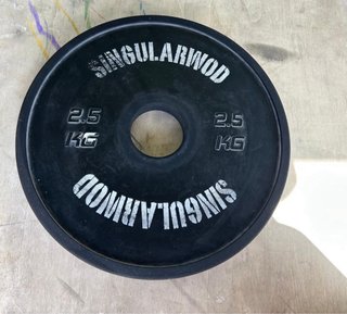 Discos Olímpicos Training Singular WOD excelente