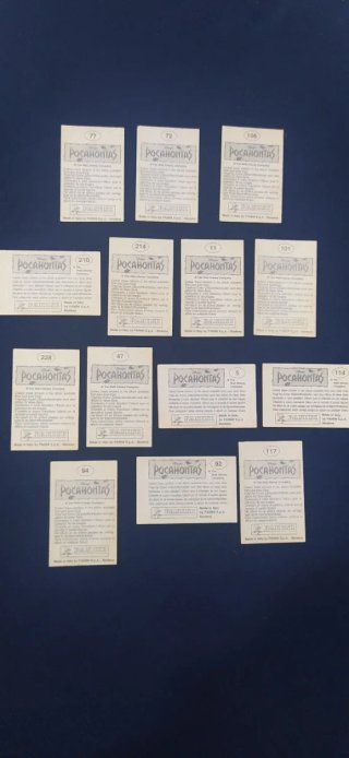 Colección Disney Pocahontas Panini 1995