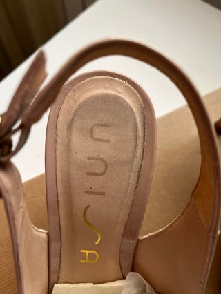 Unisa Zapato Salón Talla 37 Beige