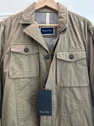 Parka Massimo Dutti Verde Oliva
