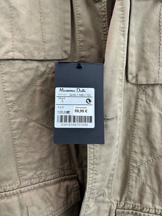 Parka Massimo Dutti Verde Oliva
