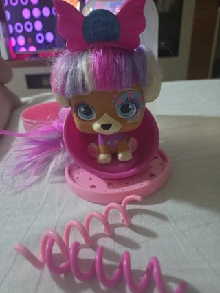 Juguete Perrito Muñeca Rosa