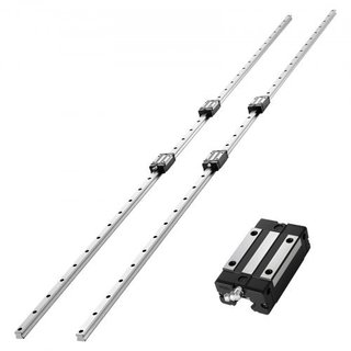 Kit de Guía Lineal, HGR20, 2 Piezas de Rieles de M