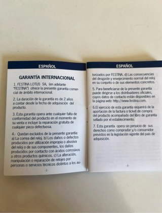 Reloj Festina Hombre Original Caja y Garantía