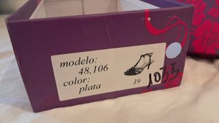 Sandalias de fiesta plateadas