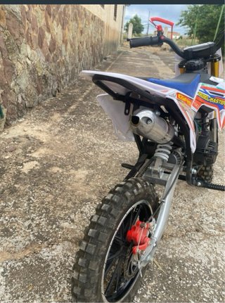 Rebel Master 50cc Motocross Naranja/Blanco