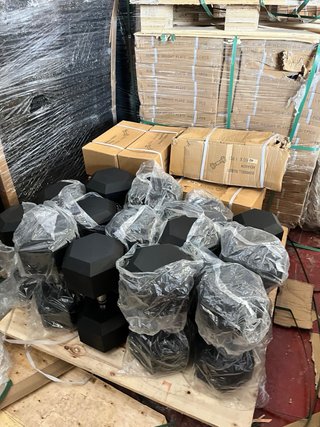 Mancuernas hexagonales de 2,5kg asta 50kg