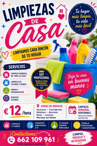 Limpiezas de hogar económicas y profesionales.