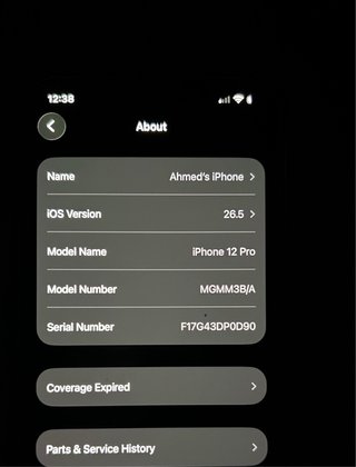 iPhone 12 Pro oro