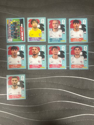 Lote 8 cromos Irak Mundial 2026