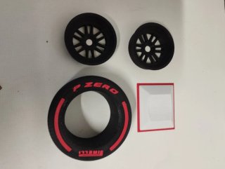Decoración Scalextric-slot Neumático Pirelli F1