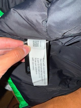 The North Face abrigo womens , verde y negro