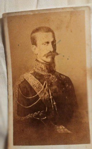 Antica foto Duca di Genova Ferdinando M. Savoia