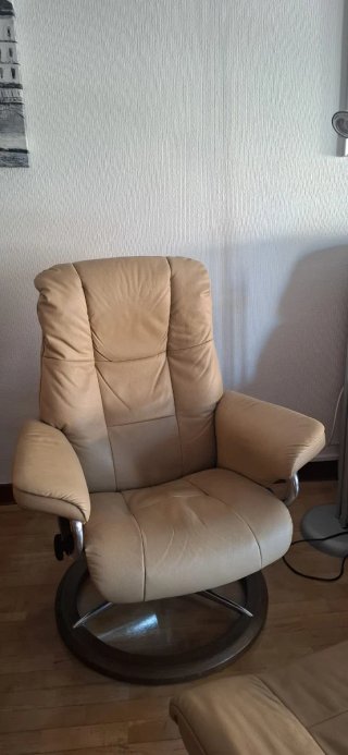 Sillón relax Stressless cuero piel