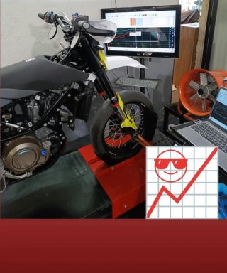 Husqvarna 701 Supermoto Blanca y Amarilla