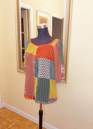 Blusa boho Zara Talla L