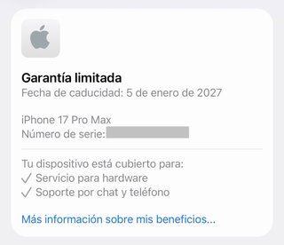 iPhone 17 Pro Max Naranja 100% Batería