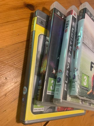 Lote Juegos PS3: FIFA 10, 11, 15 y F1 2010