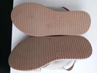 Sandalias Bueno blancor roto